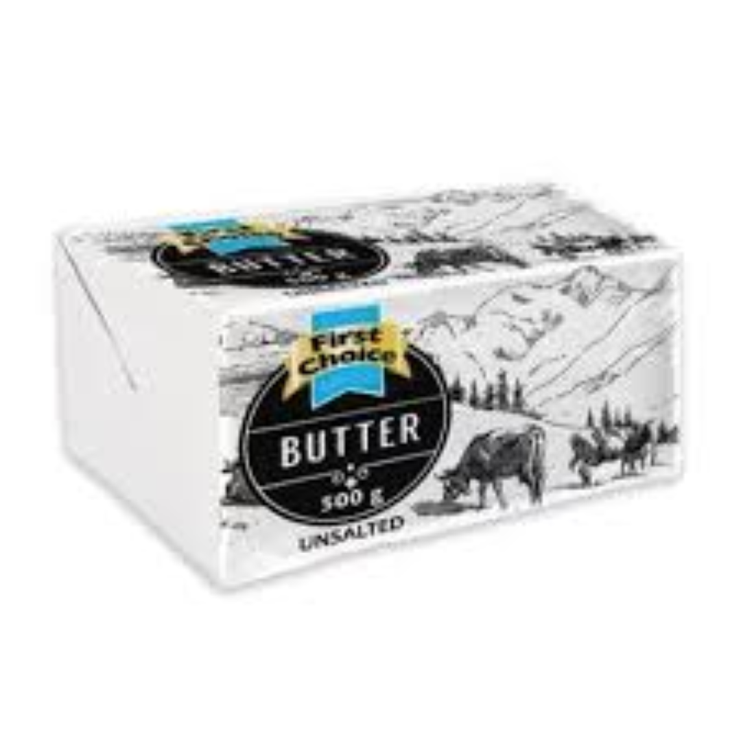 FIRST CHOICE UNSALTED BUTTER 500G